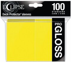 Ultra Pro - Standard Deck Protectors: Eclipse Pro-Gloss Lemon Yellow 100 ct